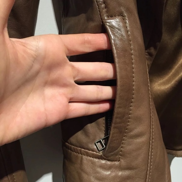 NEW - Danier Mackage Style Leather Motorcycle Jacket - Picture 9 of 12